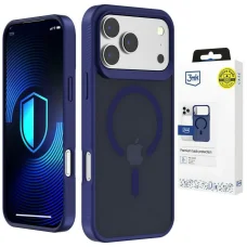 iPhone 17 Pro Max 3MK Smoke MagCase modré puzdro