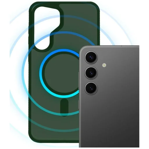 iPhone 17 Pro Max 3MK Smoke MagCase zöld tok - 3