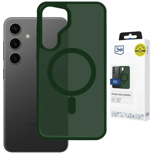iPhone 17 Pro Max 3MK Smoke MagCase zöld tok - 1