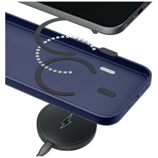iPhone 17 Pro 3MK Smoke MagCase kék tok - 10