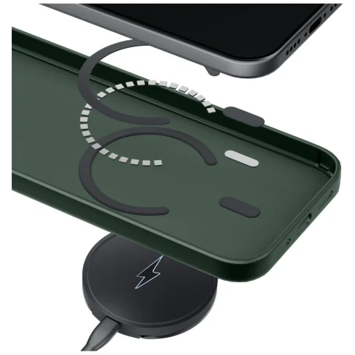 iPhone 17 Pro 3MK Smoke MagCase füstös zöld tok - 9
