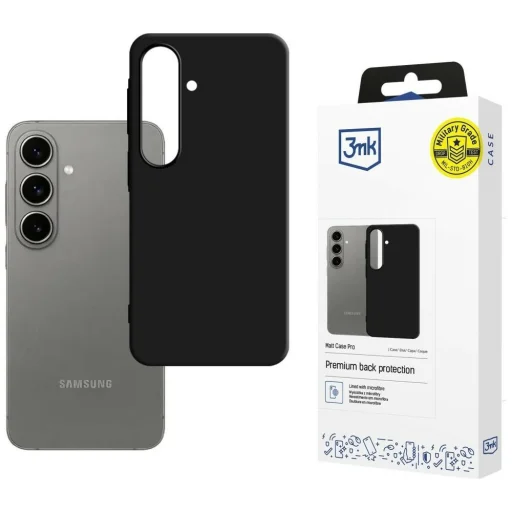 Samsung Galaxy A57 3MK Matt Case Pro fekete tok - 1