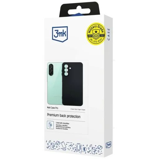 Samsung Galaxy A27 5G 3MK Matt Case Pro fekete tok - 5