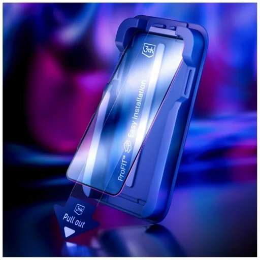 iPhone 17 Pro 3MK HardGlass Max applikátorral fekete üvegfólia - 9