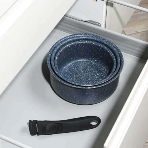 Russell Hobbs RH03294EU7 Nightfall 4 részes, egymásba rakható serpenyő szett levehető nyéllel - 8