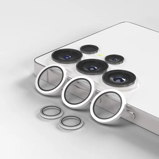 Samsung Galaxy S26 Ultra Etteri strieborné ochranné sklo na šošovku fotoaparátu - 2