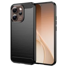 Oppo Reno15 Pro Max Fekete Techsuit Carbon Silicone tok