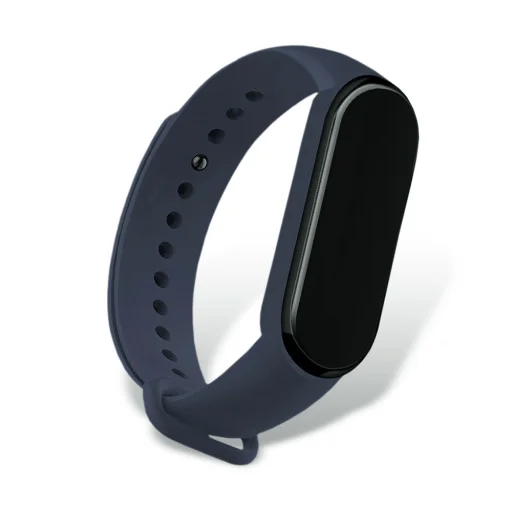 Xiaomi Mi Band 5 / 5 NFC / 6 / 6 NFC / Amazfit Band 5 remienok Techsuit (W013) - tmavomodrý - 5