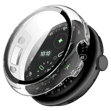 Google Pixel Watch 4 41mm Priehľadné Techsuit - Defense360 Pro + puzdro s ochranou displeja