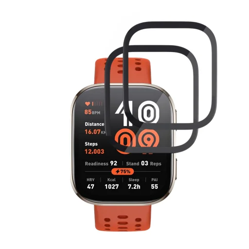 Amazfit Bip 6 Čierne Techsuit - Nano Flex (2 ks) ochranné sklo - 2