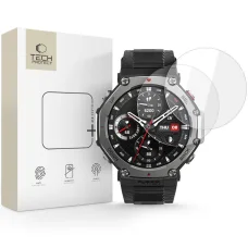 Amazfit T-Rex 3 Pro 48mm Tech-Protect Glass Fit+ 2 ks priehľadné tvrdené sklo