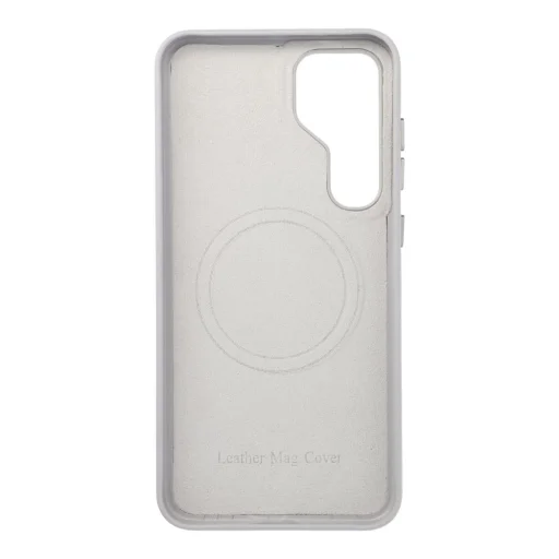 Sivé puzdro z ekokože pre Samsung Galaxy S25 Plus kompatibilné s MagSafe - 3