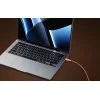UGREEN L502 USB-C – USB-C nylonový opletený kábel, Power Delivery 5 A, oranžový, 1 m thumbnail