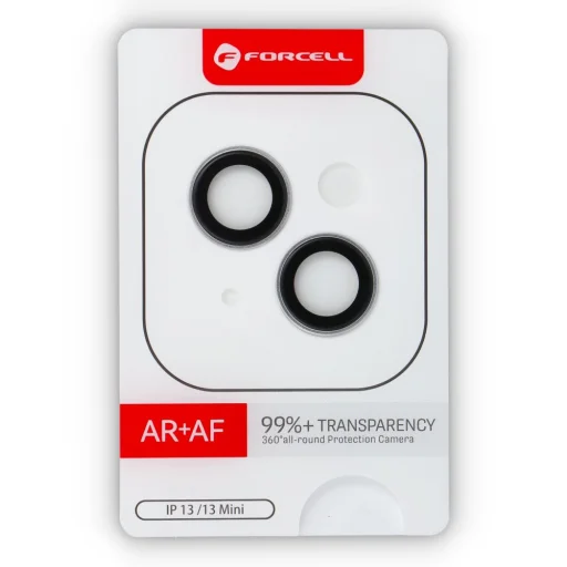 iPhone 13 / 13 Mini Forcell Premium strieborné ochranné sklo na kameru - 4