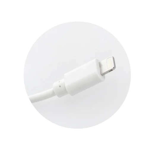Blue Star USB-A 1A 5W sieťový nabíjací adaptér + USB-A – Lightning kábel TFK-TC-1100B biely - 2