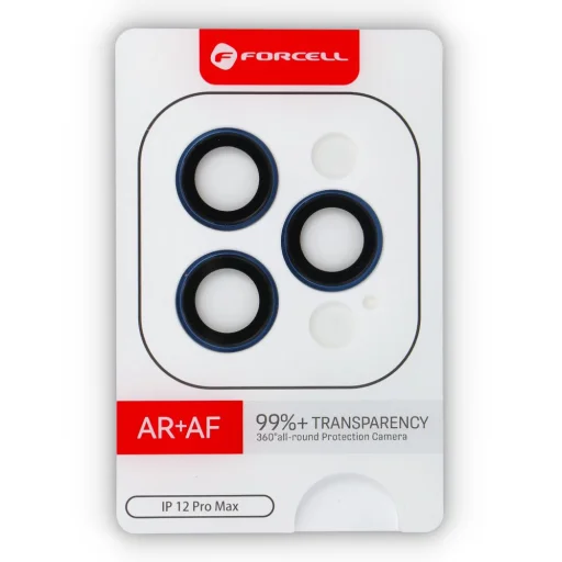 iPhone 12 Pro Max Forcell Premium tvrdené sklo na kameru, pacifická modrá - 4