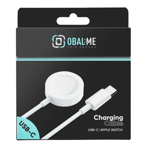 OBAL:ME Nabíjací kábel Apple Watch USB-C biely - 2
