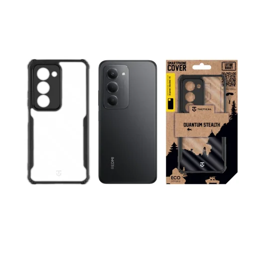 Tactical Quantum Stealth puzdro Xiaomi Redmi 15 číre/čierne - 3