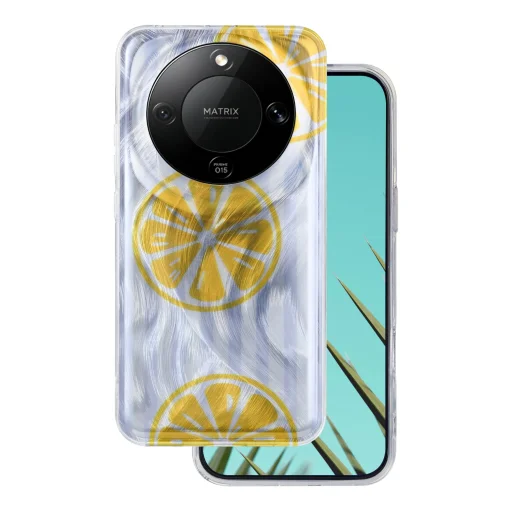 Honor Magic8 Lite citrónovožlté letné ultra trendy puzdro - 1