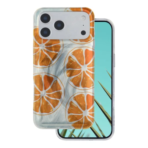iPhone 17 Pro Max Ultra Trendy nyári narancssárga tok - 1
