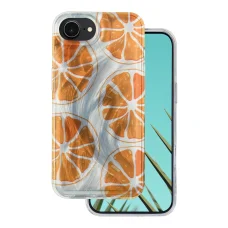iPhone 16e / 17e Ultra Trendy nyári narancssárga tok