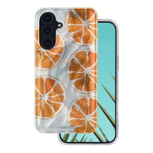 Samsung Galaxy A36 5G / A56 5G Ultra Trendy nyári tok narancssárga tok - 1