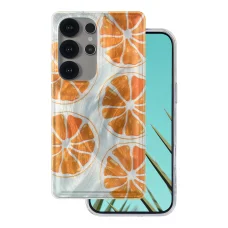 Samsung Galaxy S25 / S24 Ultra Trendy nyári narancssárga tok