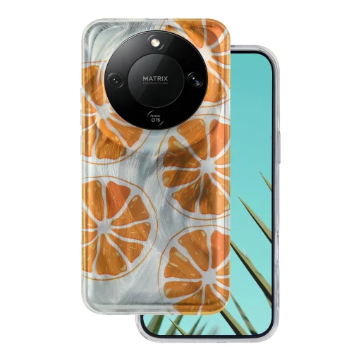 Honor Magic8 Lite oranžové Ultra Trendy letné puzdro - 1