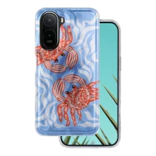 Xiaomi Redmi A7 Pro Ultra trendy letné modré puzdro s motívom kraba