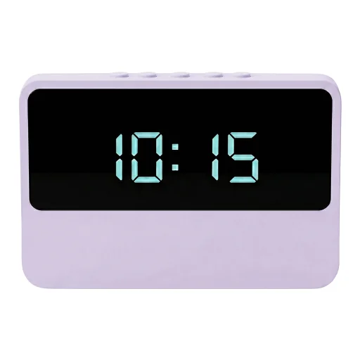 Setty digitális ébresztőóra LW2220 lila - 1