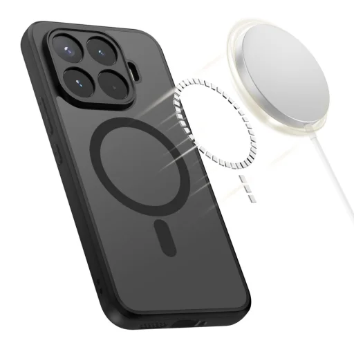 Xiaomi 17T Pro Tech-Protect Magmat MagSafe matné čierne puzdro - 3