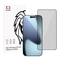 Tvrdené sklo Tel Protect 10X Privacy Plus Titanium pre iPhone 16 Pro/17 (obálka) ochranné sklo