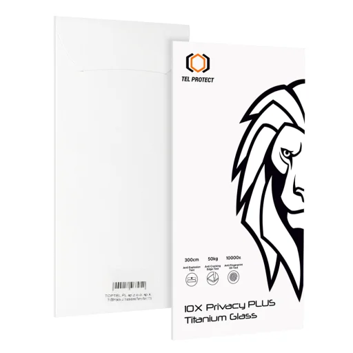 Tel Protect 10X Privacy Plus Titanium tvrdené sklo iPhone 16 Pro/17 (obálka) - 7