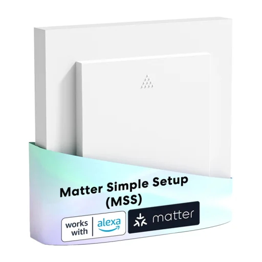 Meross MRS105MA-EU Wi-Fi (Matter) inteligentný spínač na žalúzie, sada 4 kusov - 2