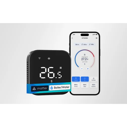 MEROSS MTS215BMA-B-EU Wi‑Fi inteligentný termostat čierny - 2