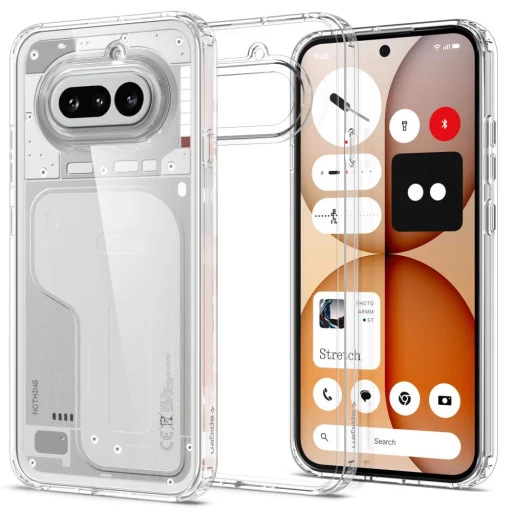 Krištáľovo číre puzdro Spigen Ultra Hybrid pre Nothing Phone 4a - 1