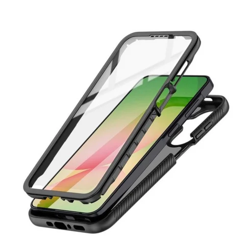 Samsung Galaxy A37 5G Tech-Protect Defense čierne matné puzdro - 2