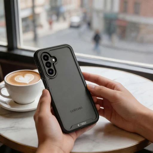 Samsung Galaxy A37 5G Tech-Protect Defense čierne matné puzdro - 6
