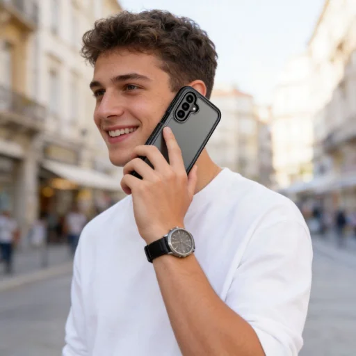 Samsung Galaxy A37 5G Tech-Protect Defense čierne matné puzdro - 8