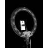 56cm G-90 čierne LED kruhové svetlo, kruhová lampa, ringlight so statívom thumbnail