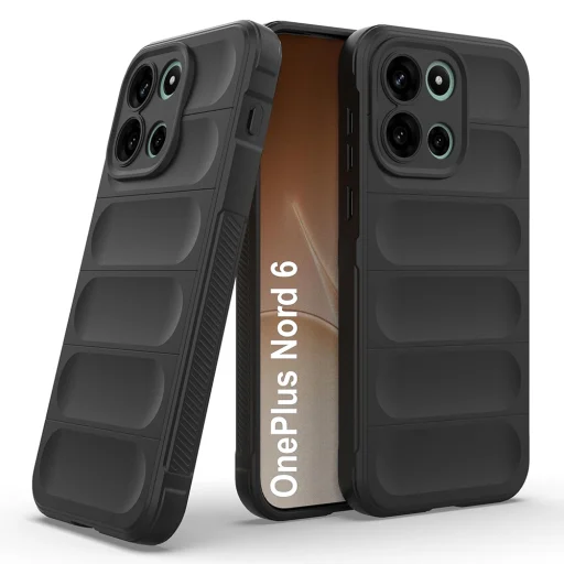 OnePlus Nord 6 Fekete Techsuit Magic Shield tok - 2