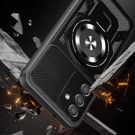 Samsung Galaxy A27 5G Fekete Techsuit - RuggedCam tok - 5
