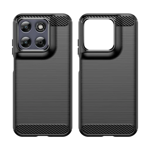 Motorola Moto G87 Fekete Techsuit - Carbon Silicone tok - 2