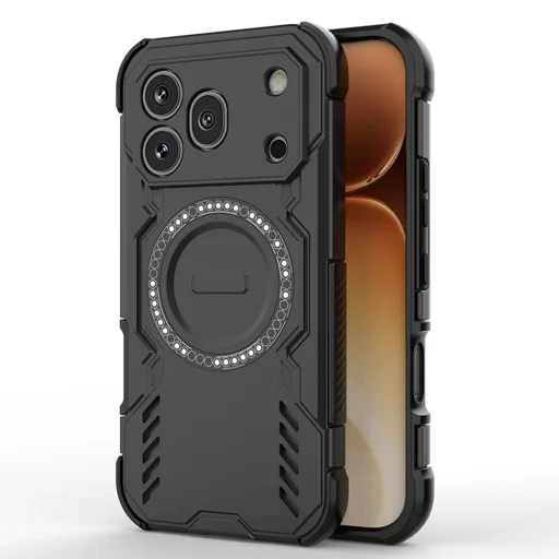 Honor 600 / 600 Pro Fekete Techsuit ArmorMag tok - 1