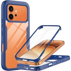 Honor 600 / 600 Pro Modré Techsuit - séria ColorVerse 360 + puzdro a ochranné tvrdené sklo