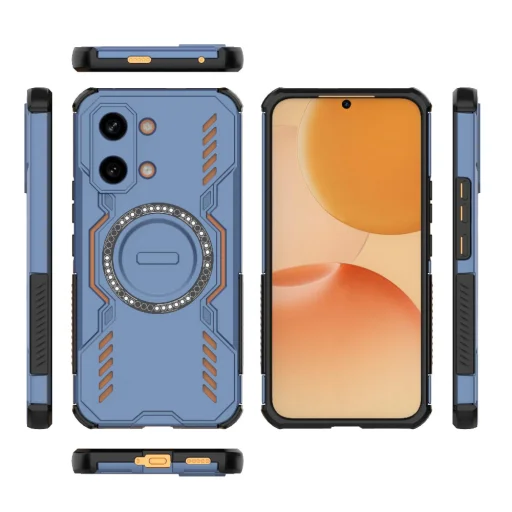 Modré puzdro Techsuit ArmorMag pre Xiaomi Poco X8 Pro Max - 4