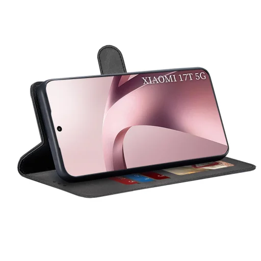 Xiaomi 17T Fekete Techsuit Diary Book tok - 2