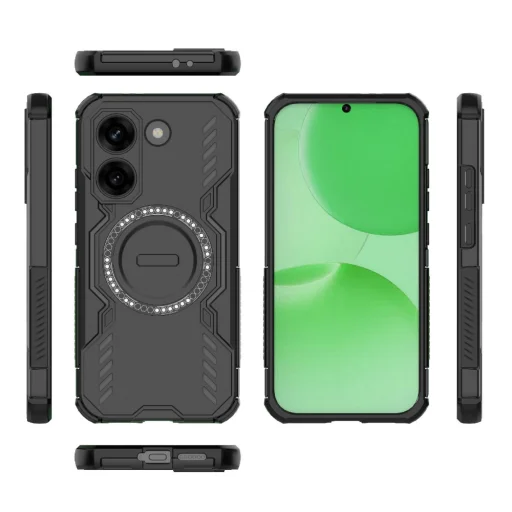 Xiaomi Poco X8 Pro čierne Techsuit - ArmorMag puzdro - 5