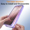 Oppo A6 Pro 4G Lila Techsuit ColorVerse 360 sorozat + képernyővédő tok thumbnail
