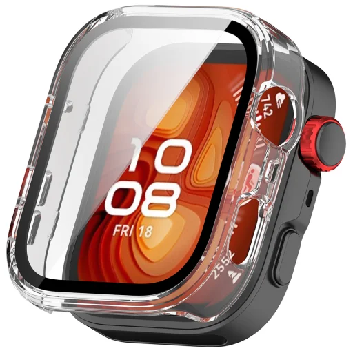 Huawei Watch Fit 5 Pro Priehľadný Techsuit Defense360 Pro + Ochranný kryt s ochranou displeja - 1